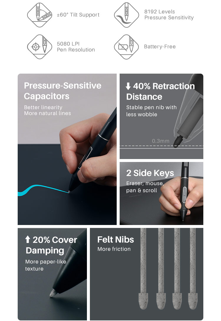 Huion Inspiroy Dial 2 Q630M is a professional wireless pen