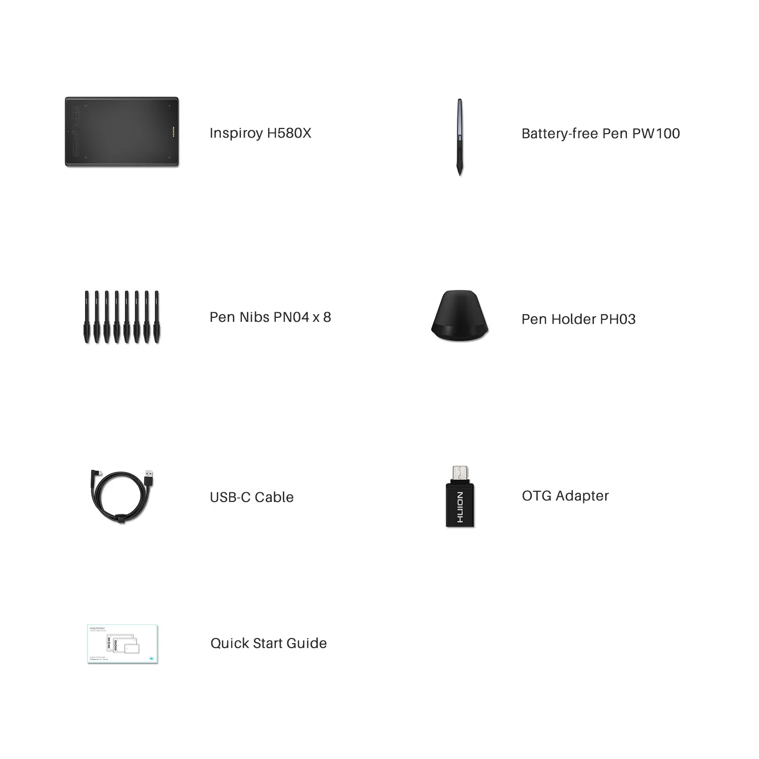 Huion Inspiroy H580X Pen Tablet — фото 5