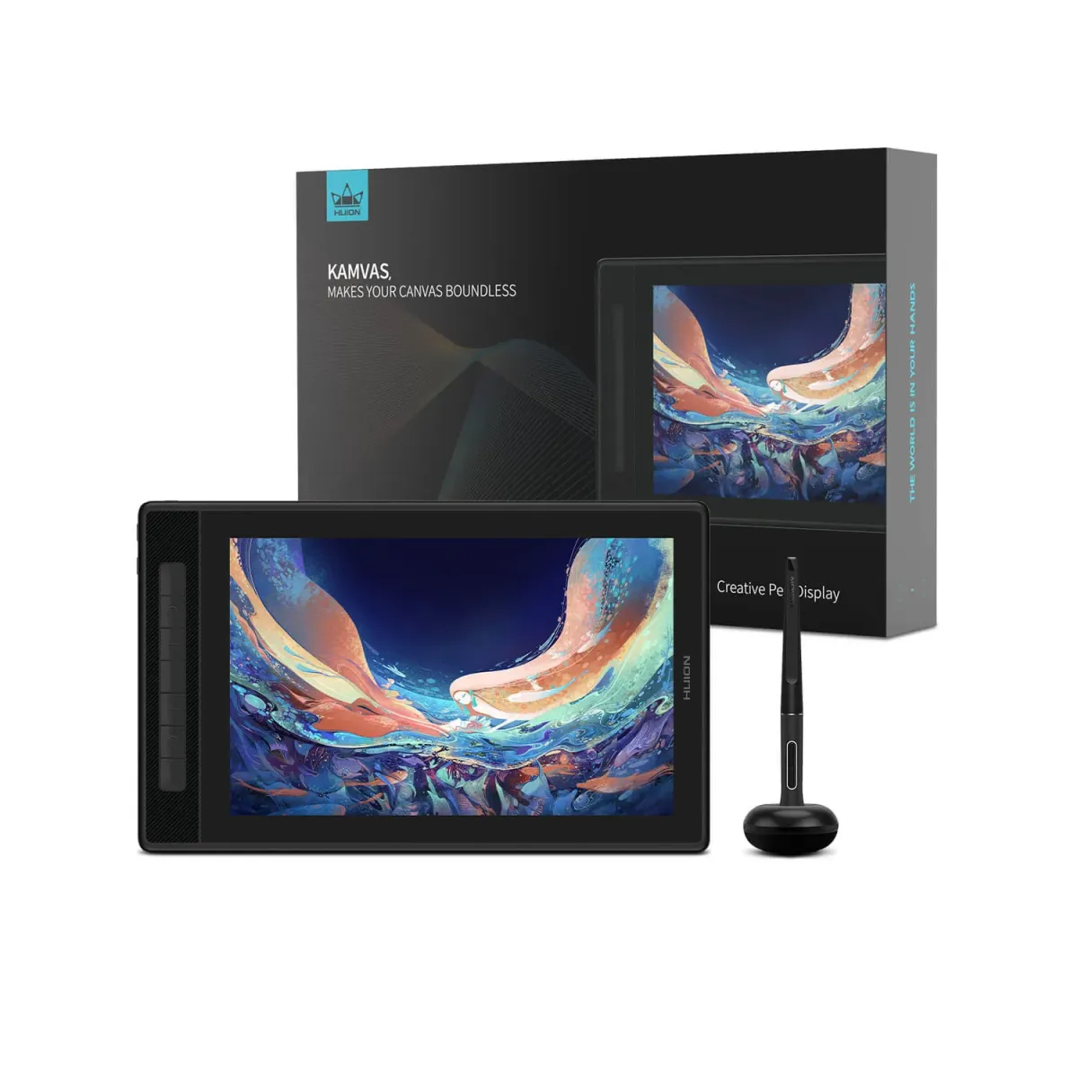 Huion Kamvas Pro 13 (2.5K) 13inch QHD+ Drawing Tablet with QLED 