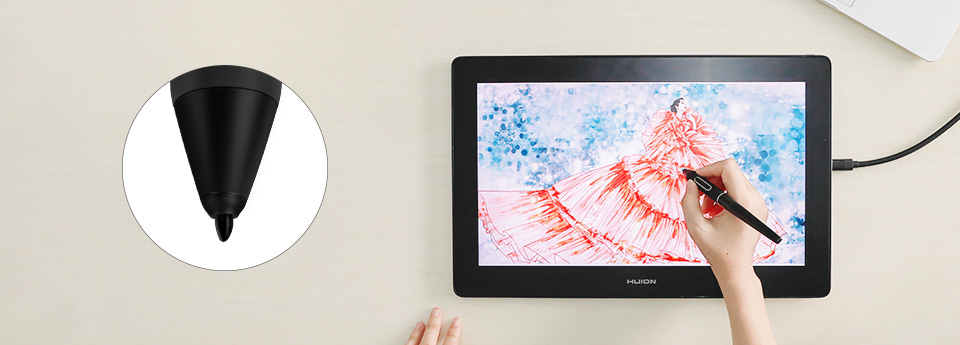 חבילת 10 חודים להחלפה PN05 עבור לוחות גרפיים מבית HUION